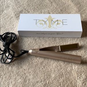 Tyme gold plated curling/straightening iron
